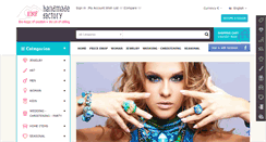 Desktop Screenshot of handmadefactory.com